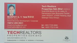 Murphy Tan From Tech Realtors Properties Sdn Bhd Profile Propertyguru Malaysia