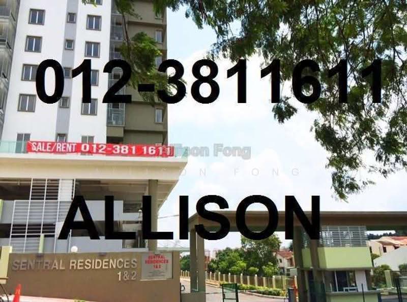 Apartment for Sale at Sentral Residences I & II - Allison Fong - PropertyGuru.com.my
