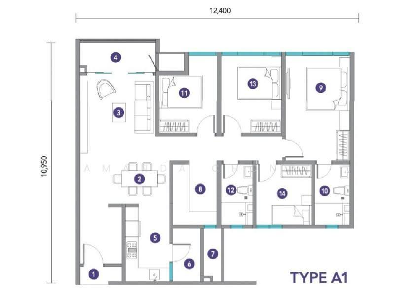 Condominium for Rent at Nidoz Residences @ Desa Petaling - Amanda Chong - PropertyGuru.com.my