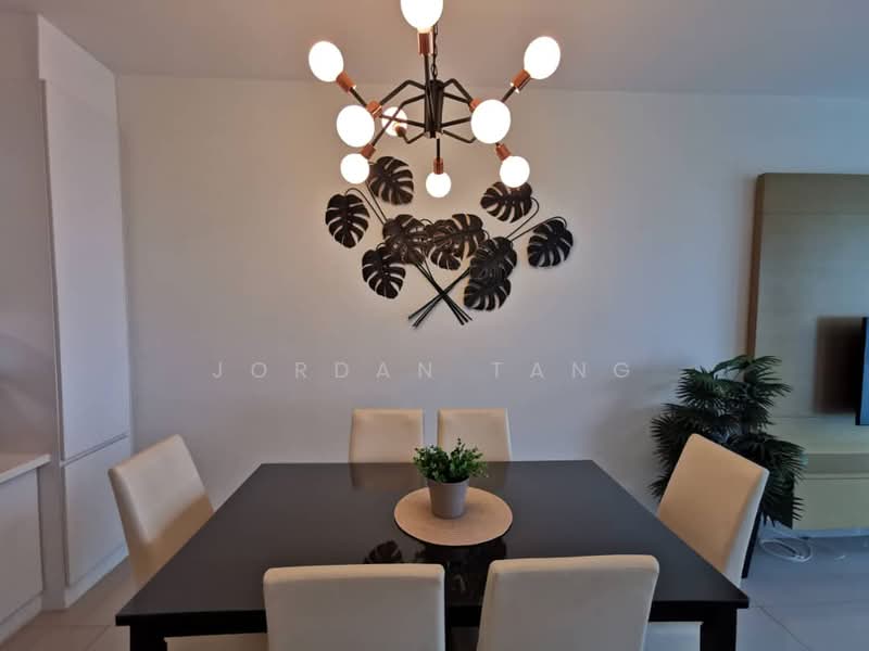 Kediaman Servis untuk Disewa di Solaris Dutamas - Jordan Tang - Dining Room - PropertyGuru.com.my