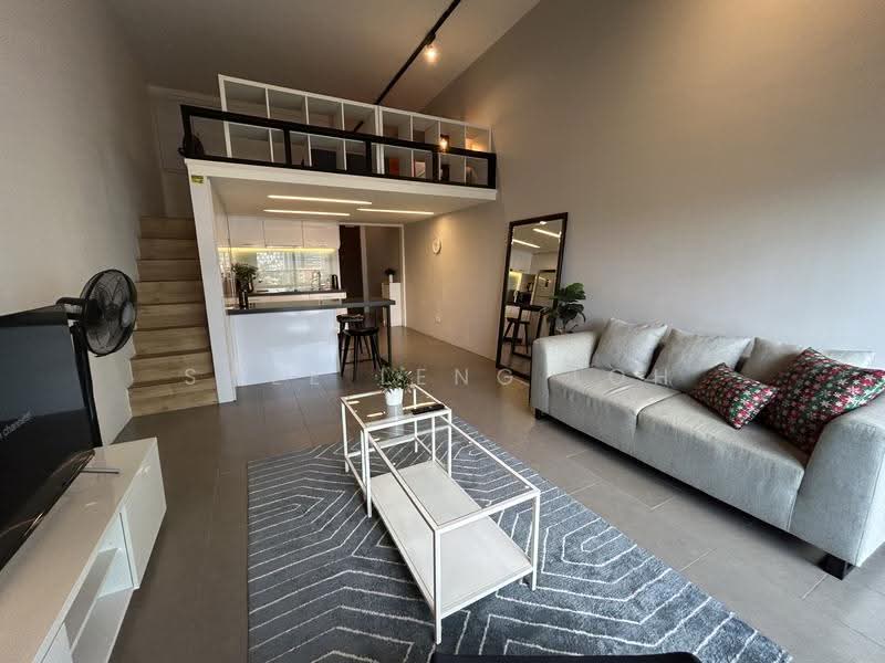 Service Residence for Sale at Establishment Bangsar (Menara Teguh Bangsar) - Swee Leng Loh - Living Room - PropertyGuru.com.my