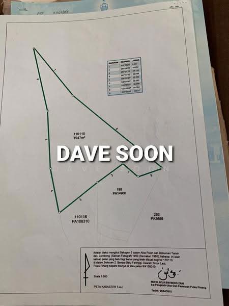 Bungalow Land for Sale in Batu Ferringhi (Batu Ferringhi) - Dave Soon - PropertyGuru.com.my