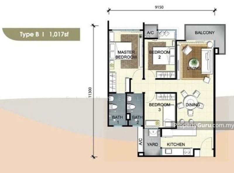 Kediaman Servis untuk Disewa di Savanna Executive Suite @ Southville City - Elynne Lim - PropertyGuru.com.my