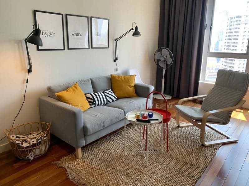 Kondominium untuk Disewa di Sixceylon - Jean Chiew - Living Room - PropertyGuru.com.my