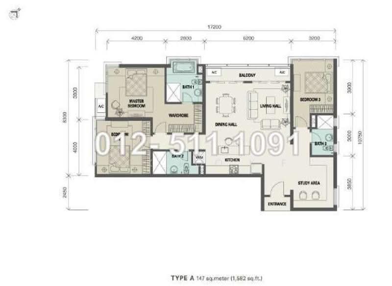 Service Residence for Rent at Suasana Bukit Ceylon / Raja Chulan Residences - jack loo k f - PropertyGuru.com.my
