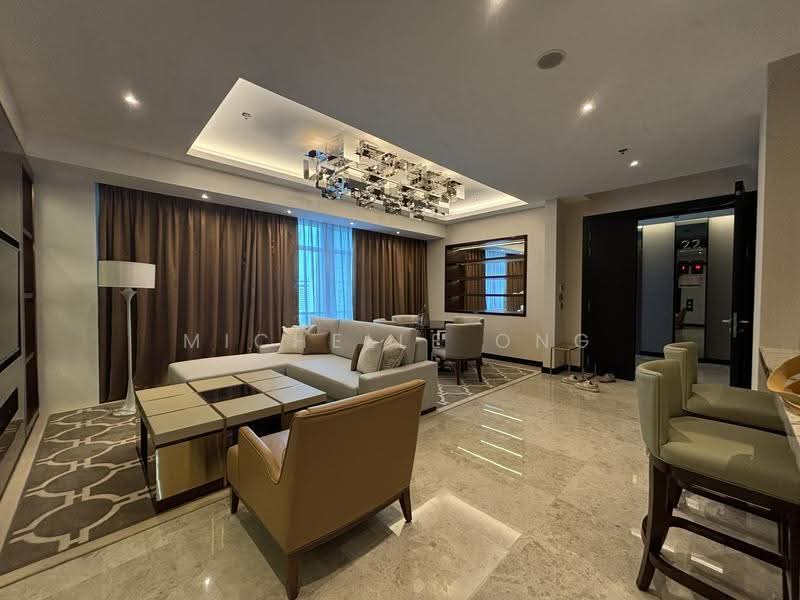 Kediaman Servis untuk Disewa di The Ritz-Carlton Residences - Michelle Ong - Living Room - PropertyGuru.com.my