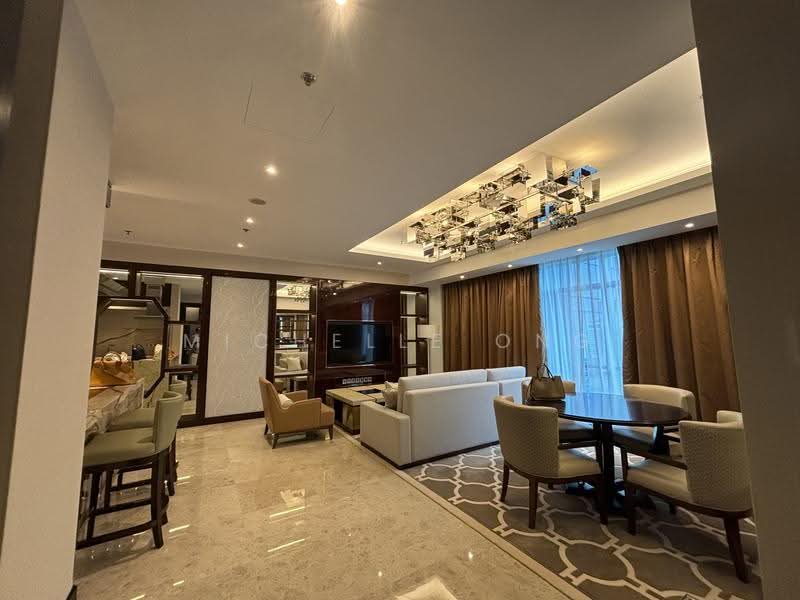 Kediaman Servis untuk Disewa di The Ritz-Carlton Residences - Michelle Ong - Living Room - PropertyGuru.com.my
