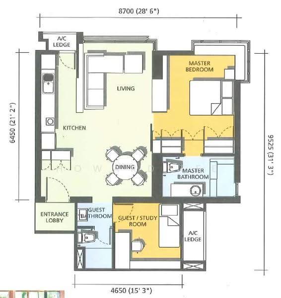 Service Residence for Rent at Verve Suites - Howard Tee - PropertyGuru.com.my