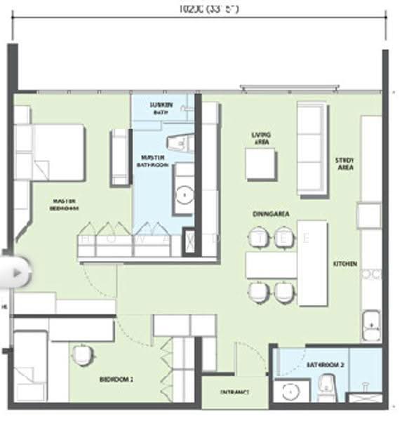 Service Residence for Rent at Verve Suites - Howard Tee - PropertyGuru.com.my