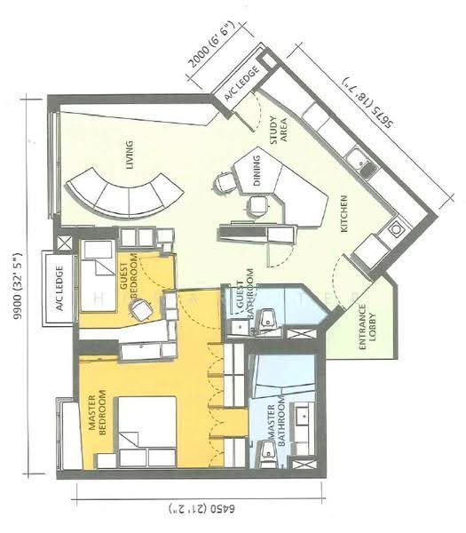 Service Residence for Rent at Verve Suites - Howard Tee - PropertyGuru.com.my