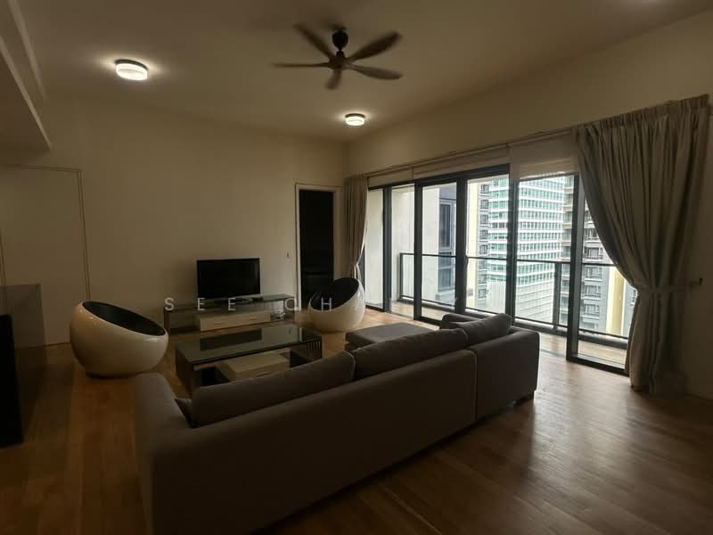 Service Residence for Rent at St Mary Residences - See Chak Yan - Living Room - PropertyGuru.com.my