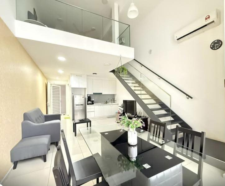Service Residence for Sale at EkoCheras Service Residences - Remus . - Living Room - PropertyGuru.com.my