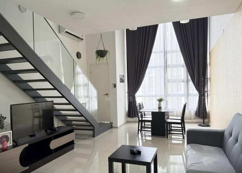 Service Residence for Sale at EkoCheras Service Residences - Remus . - Living Room - PropertyGuru.com.my