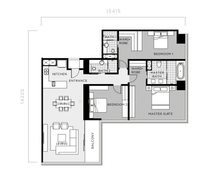 Service Residence for Rent at Four Seasons Place - Warren Goh - PropertyGuru.com.my