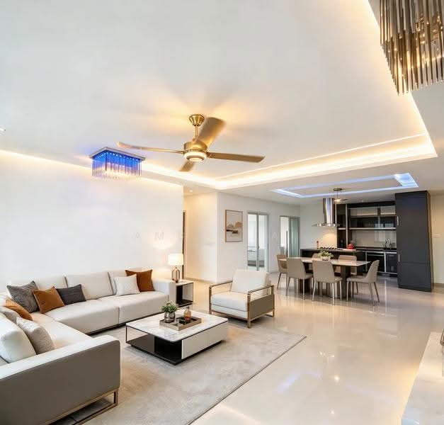 Condominium for Sale at Dynasty Garden Condominium - Amber Lai - Living Room - PropertyGuru.com.my