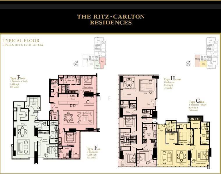 Service Residence for Sale at The Ritz-Carlton Residences - Sue . - PropertyGuru.com.my