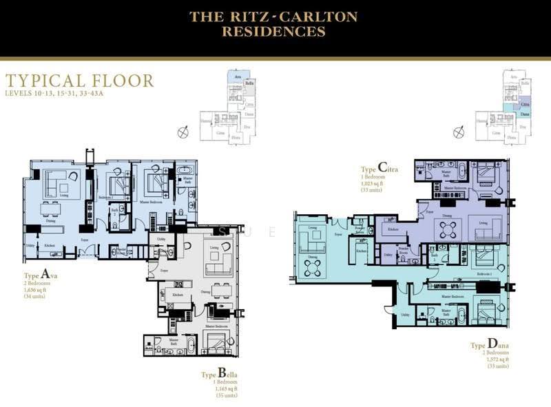 Service Residence for Sale at The Ritz-Carlton Residences - Sue . - PropertyGuru.com.my