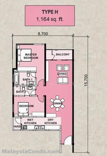 Kondominium untuk Disewa di Le Yuan Residence - Adeline Teh - PropertyGuru.com.my
