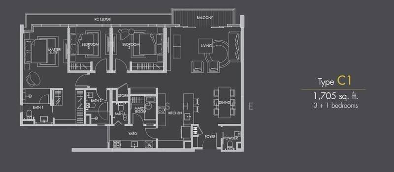 Kediaman Servis untuk Dijual di Reflection Residences - Josh Lee - PropertyGuru.com.my