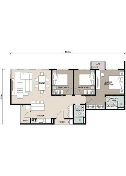 Kediaman Servis untuk Dijual di Cantara Residences - David Sin - PropertyGuru.com.my