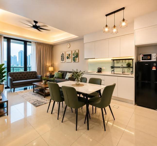 Kediaman Servis untuk Disewa di The Sentral Suites - Joe Vivek - Living Room - PropertyGuru.com.my
