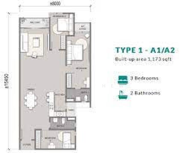 Kediaman Servis untuk Dijual di AraTre' Residences - Chloe Hew - PropertyGuru.com.my