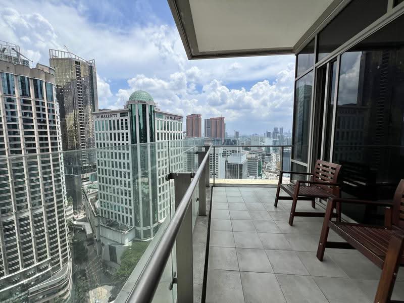 Service Residence for Rent at Pavilion Residences - Kevin Tan - Balcony - PropertyGuru.com.my
