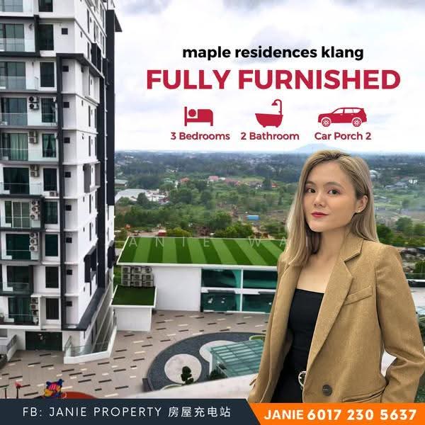 Kediaman Servis untuk Dijual di Maple Residences @ Bandar Bestari Klang - Janie Wai - PropertyGuru.com.my
