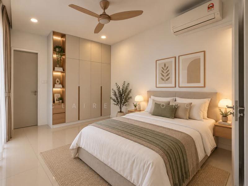 Kediaman Servis untuk Dijual di Skyluxe On The Park Bukit Jalil - Claire Choong - Bedroom - PropertyGuru.com.my
