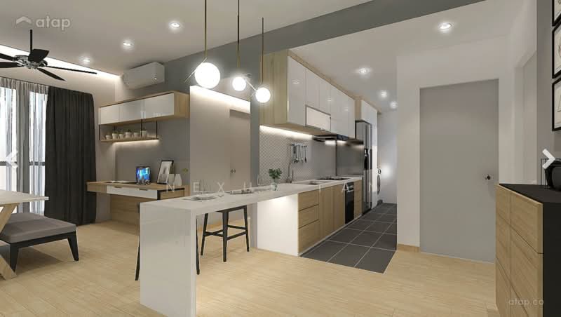 Kondominium untuk Dijual di Ascenda Residence @ Skyarena - Nexus Tan - Kitchen - PropertyGuru.com.my