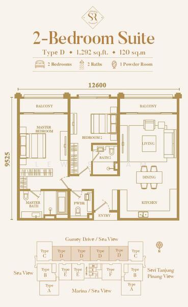 Service Residence for Sale at Straits Residences - Lewis Kam - PropertyGuru.com.my