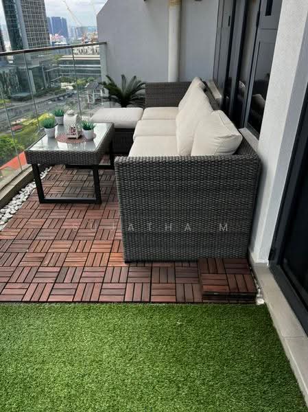 Service Residence for Rent at KL Gateway Premium Residences - Sujatha M - Balcony - PropertyGuru.com.my