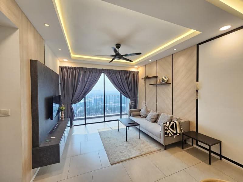 Kediaman Servis untuk Disewa di Geo Bukit Rimau - Leon Goh - Living Room - PropertyGuru.com.my