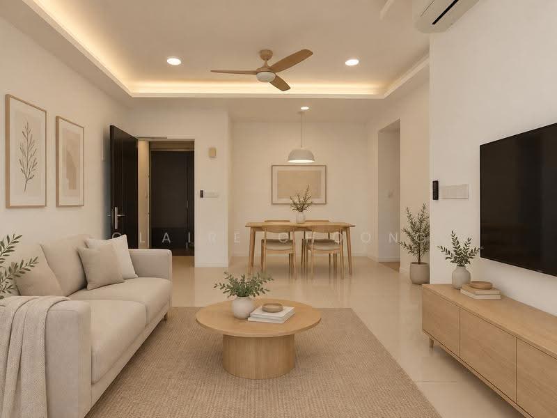 Service Residence for Sale at Skyluxe On The Park Bukit Jalil - Claire Choong - Living Room - PropertyGuru.com.my