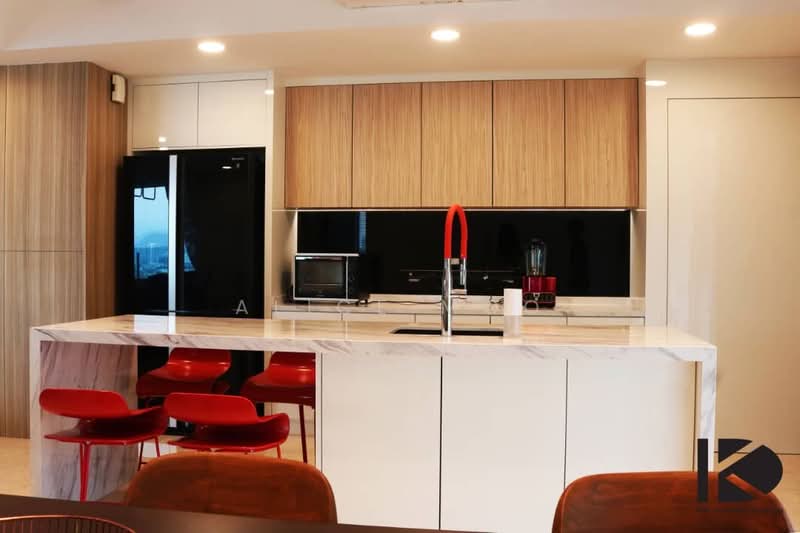 Condominium for Sale at Tiffani Kiara - Alice Moo - Kitchen - PropertyGuru.com.my