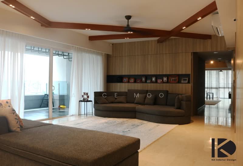Condominium for Sale at Tiffani Kiara - Alice Moo - Living Room - PropertyGuru.com.my
