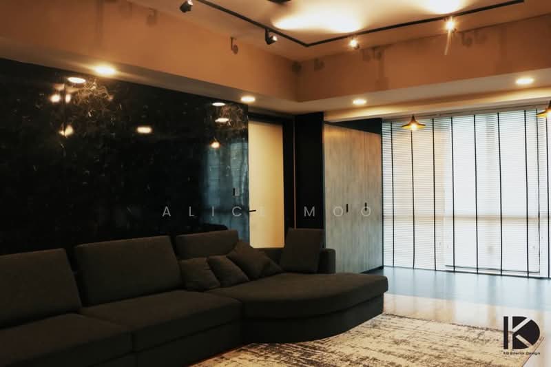 Condominium for Sale at Tiffani Kiara - Alice Moo - Living Room - PropertyGuru.com.my