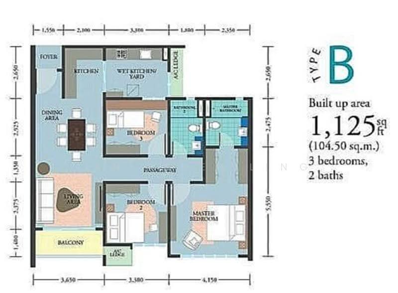 Kediaman Servis untuk Dijual di LakePark Residence @ KL North - Tan Tsuey Ling - PropertyGuru.com.my