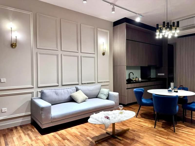 Service Residence for Rent at Straits Residences - Gan Chun Kai - Living Room - PropertyGuru.com.my