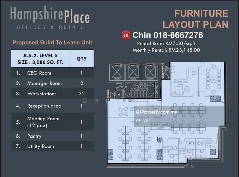 Pejabat untuk Disewa di KLCC (KL City Centre) - Chin KF - PropertyGuru.com.my