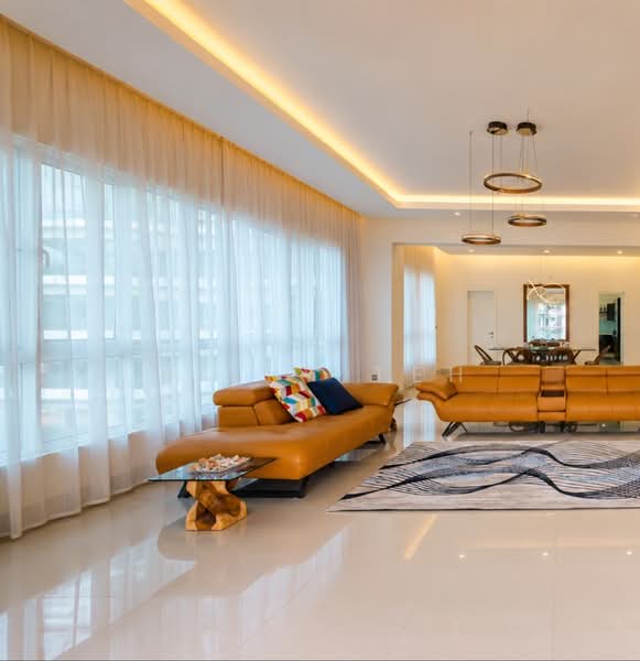 Condominium for Sale at The Cove Condominium - Billy Teh - Living Room - PropertyGuru.com.my