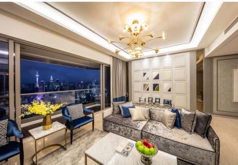 Kediaman Servis untuk Dijual di The Sentral Residences - Roy Ooi - Living Room - PropertyGuru.com.my