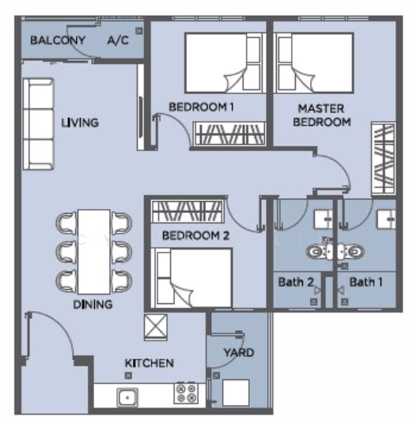 Service Residence for Sale at Aster Court - Cynthia Lim - PropertyGuru.com.my