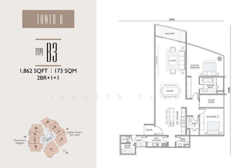 Service Residence for Rent at Damansara City Residency (DC Residensi) - Vanessa Chung - PropertyGuru.com.my