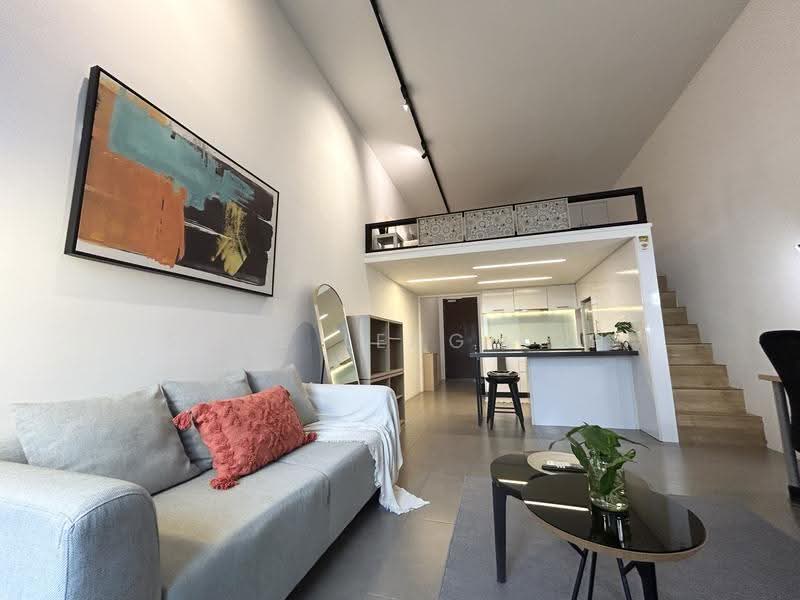 Service Residence for Sale at Establishment Bangsar (Menara Teguh Bangsar) - Swee Leng Loh - Living Room - PropertyGuru.com.my