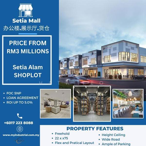 Shop / Office for Sale in Setia Alam (Selangor) - Hata Teo - PropertyGuru.com.my