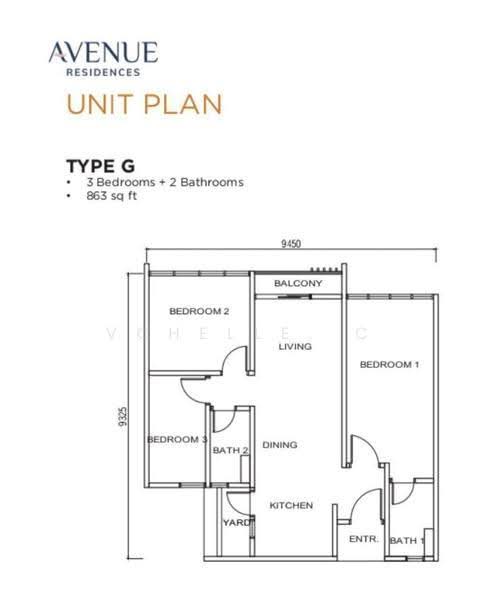 Kediaman Servis untuk Dijual di Avenue Residences - Vchelle. C - PropertyGuru.com.my