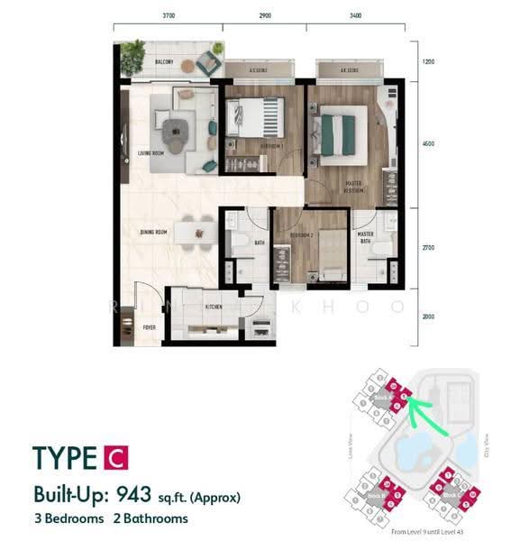 Service Residence for Sale at Aradia Residence @ Lake City KL North - Rinna Khoo - PropertyGuru.com.my