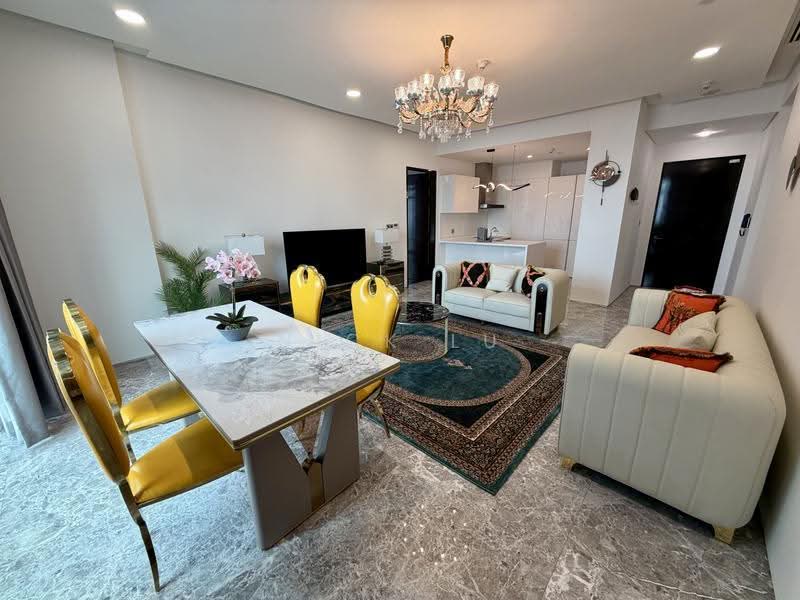 Service Residence for Sale at Four Seasons Place - Nic Lu - Living Room - PropertyGuru.com.my