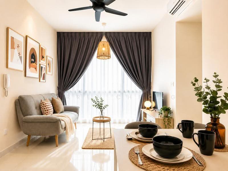 Service Residence for Sale at Greenfield Residence - DARREN CHEONG - Living Room - PropertyGuru.com.my